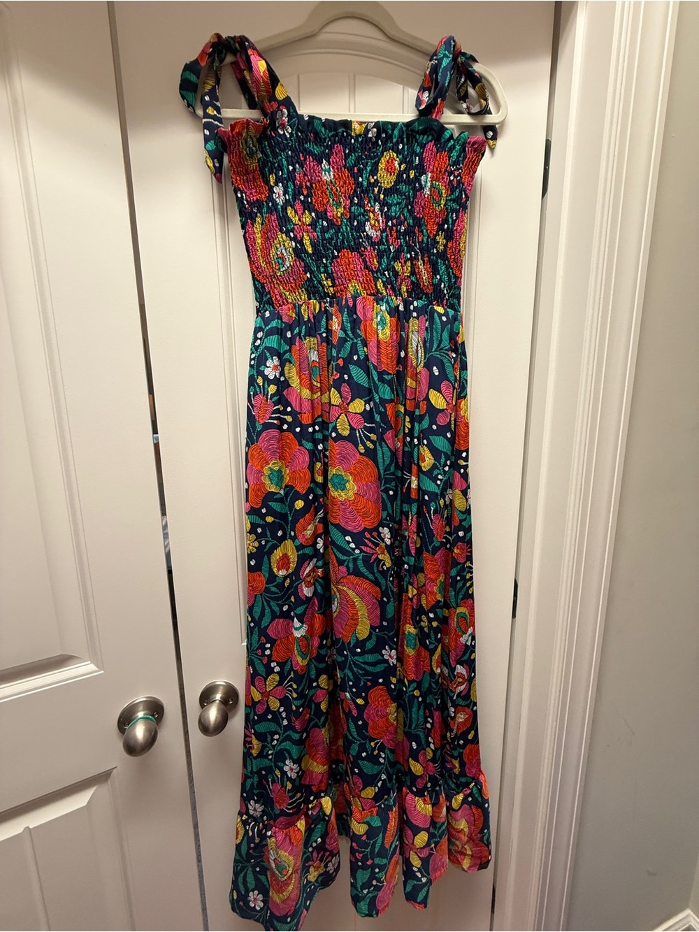 Summersalt Smocked Floral Maxi Dress EUC - Medium
